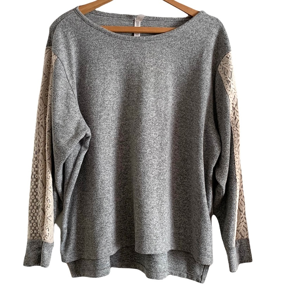FN BY Flora Nikrooz Gray Sweater Size XXL